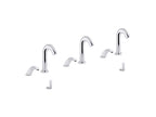 KOHLER K-181033-BB1-CP Oblo Curve Touchless Lavatory Faucets And Soap Dispensers For Constellation Lavatory System, 0.5 Gpm - Polished Chrome