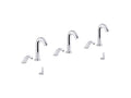 KOHLER K-181033-BB1-CP Oblo Curve Touchless Lavatory Faucets And Soap Dispensers For Constellation Lavatory System, 0.5 Gpm - Polished Chrome
