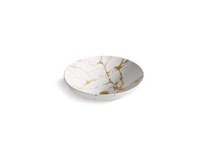 KOHLER K-28039-AUR-0 Aureus 16-3/4" round vessel bathroom sink, no overflow - White