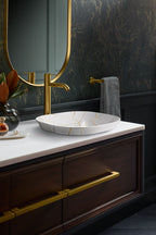 KOHLER K-28038-AUR-0 Aureus 16-3/4" Square Vessel Bathroom Sink, No Overflow - White