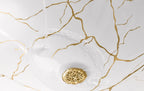 KOHLER K-28039-AUR-0 Aureus 16-3/4" Round Vessel Bathroom Sink, No Overflow - White