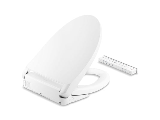 KOHLER K-28821-0 Purewash E930 Elongated Bidet Toilet Seat With Remote Control In White