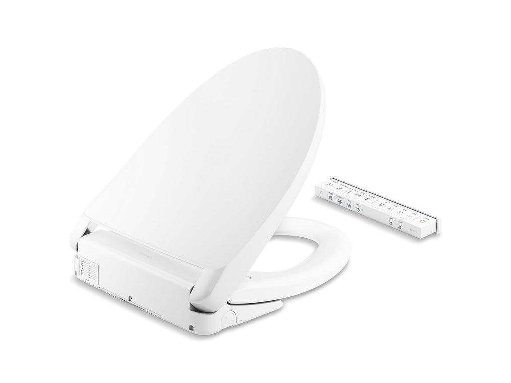 KOHLER K-28821-96 Purewash E930 Elongated Bidet Toilet Seat With Remote Control - Biscuit