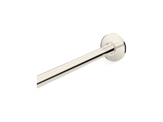 KOHLER K-9350-SN Expanse Curved Shower Rod - Transitional Design In Vibrant Polished Nickel