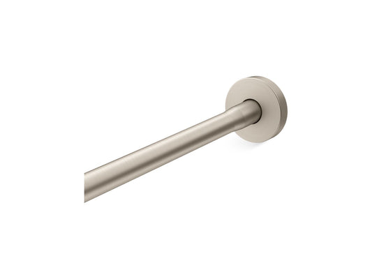 KOHLER K-9351-BN Expanse Contemporary Design Curved Shower Rod In Vibrant Brushed Nickel