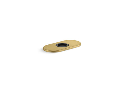 KOHLER K-13478-A-2MB 4" escutcheon plate for Insight and Kinesis faucet - Vibrant Brushed Moderne Brass