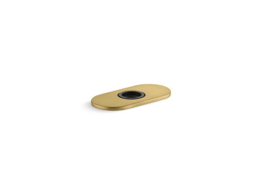 KOHLER K-13478-A-2MB 4" escutcheon plate for Insight and Kinesis faucet - Vibrant Brushed Moderne Brass