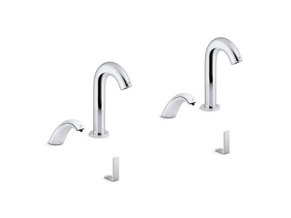 KOHLER K-181032-BB1-2MB Oblo Curve Touchless lavatory faucets and soap dispensers for Constellation lavatory system, 0.5 gpm - Vibrant Brushed Moderne Brass