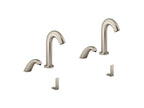 KOHLER K-181032-BB1-BN Oblo Curve Touchless Lavatory Faucets And Soap Dispensers For Constellation Lavatory System, 0.5 Gpm - Vibrant Brushed Nickel