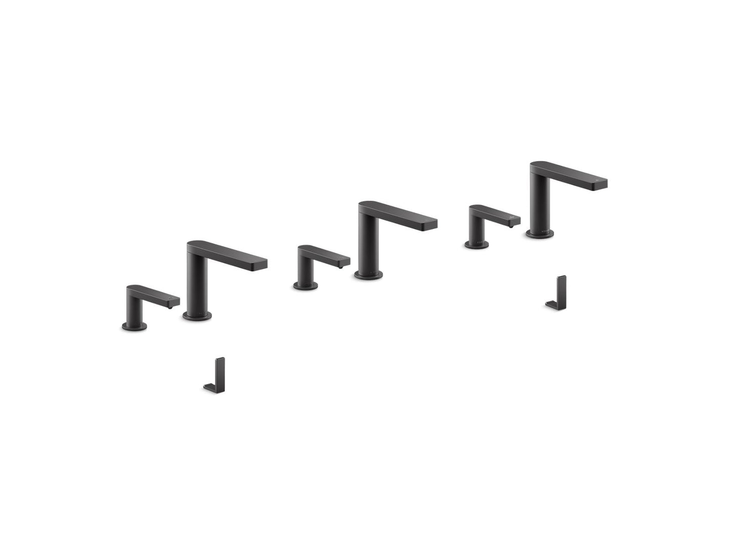 KOHLER K-181033-BC1-BL Touchless lavatory faucets and soap dispensers for Constellation™ lavatory system, 0.5 gpm  -  Matte Black