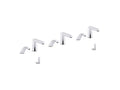 KOHLER K-181033-BK1-CP Kumin Curve Touchless Lavatory Faucets And Soap Dispensers For Constellation Lavatory System, 0.5 Gpm - Polished Chrome