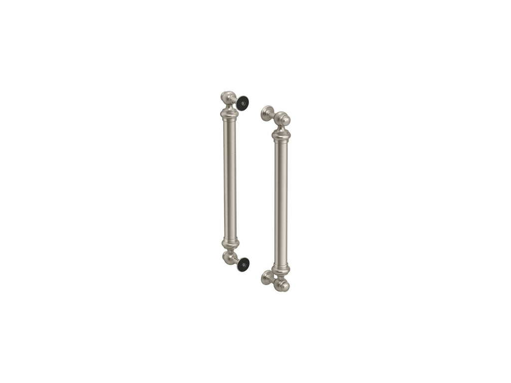 KOHLER K-701728-BN Artifacts 16-7/16" Back-To-Back Shower Door Handles - Vibrant Brushed Nickel