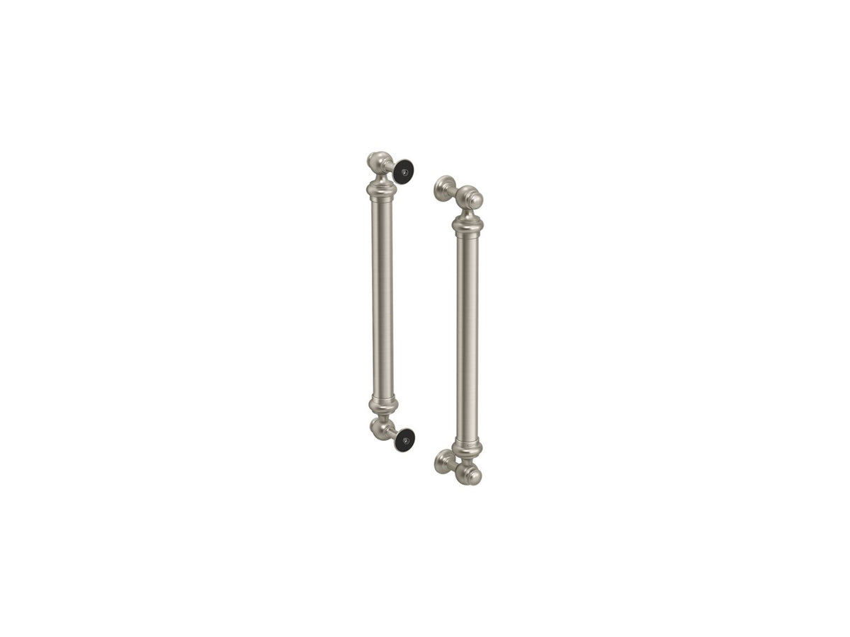KOHLER K-701728-BN Artifacts 16-7/16" Back-To-Back Shower Door Handles - Vibrant Brushed Nickel