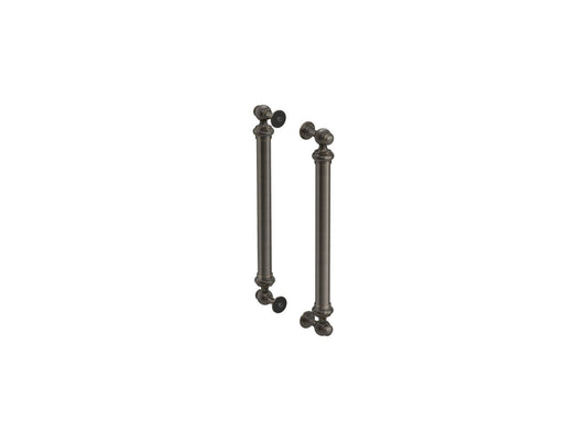 KOHLER K-701728-2BZ Artifacts 16-7/16" Back-To-Back Shower Door Handles In Oil-Rubbed Bronze