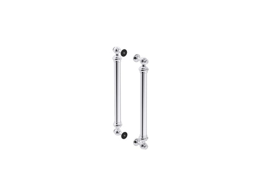 KOHLER K-701728-CP Artifacts 16-7/16" Back-To-Back Shower Door Handles In Polished Chrome