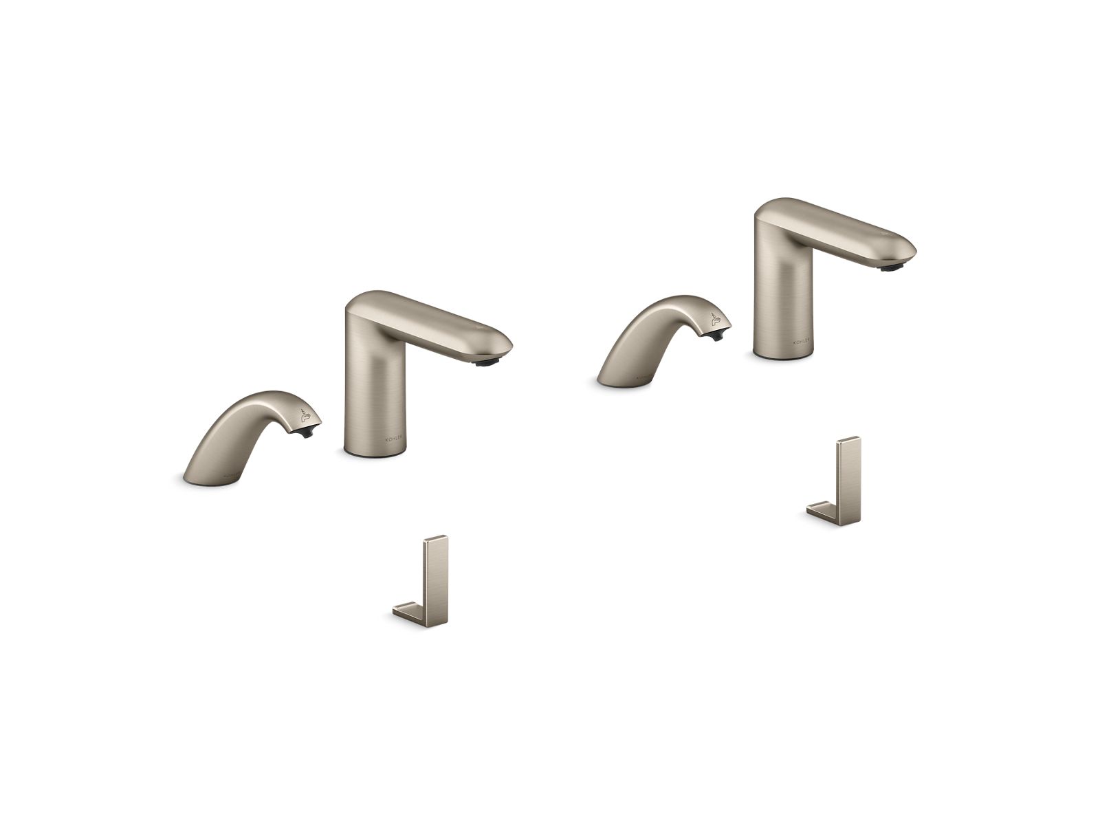 KOHLER K-181032-BK1-BN Touchless lavatory faucets and soap dispensers for Constellation™ lavatory system, 0.5 gpm  -  Vibrant Brushed Nickel