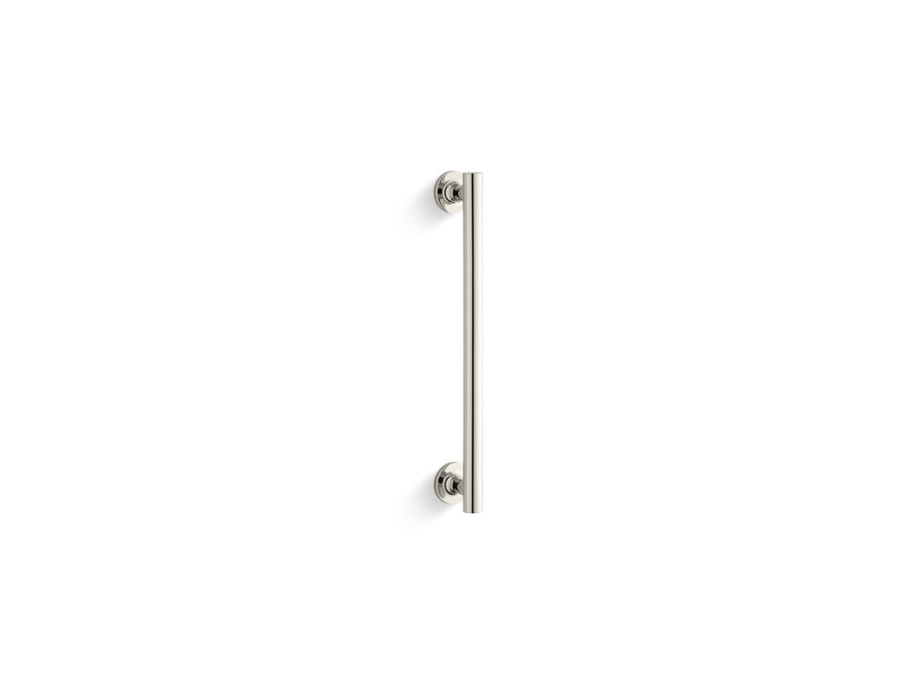 KOHLER K-705767-SN Purist 14" Pivot Shower Door Handle - Vibrant Polished Nickel