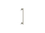 KOHLER K-705767-SN Purist 14" Pivot Shower Door Handle - Vibrant Polished Nickel