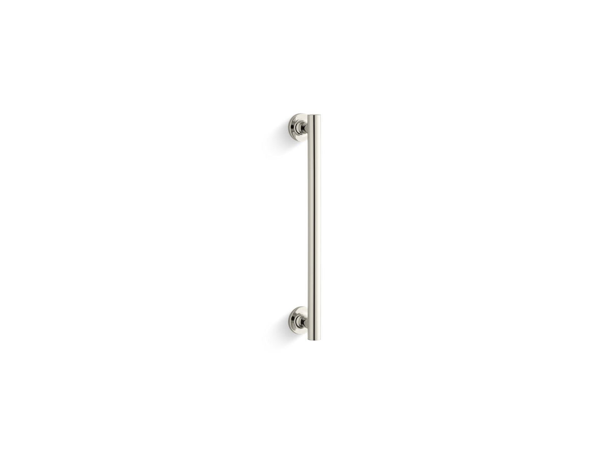 KOHLER K-705767-SN Purist 14" Pivot Shower Door Handle - Vibrant Polished Nickel
