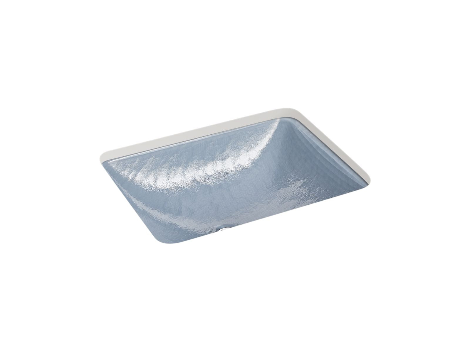 KOHLER K-28823-G1-B11 Yepsen 20" Rectangular Undermount Bathroom Sink, No Overflow - Opaque Dusk