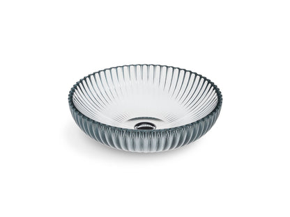 KOHLER K-28824-B11 Salute 15" round vessel bathroom sink, no overflow - Ice