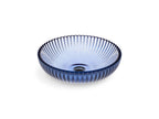 KOHLER K-28824-TG6 Salute 15" Round Vessel Bathroom Sink, No Overflow - Translucent Sapphire