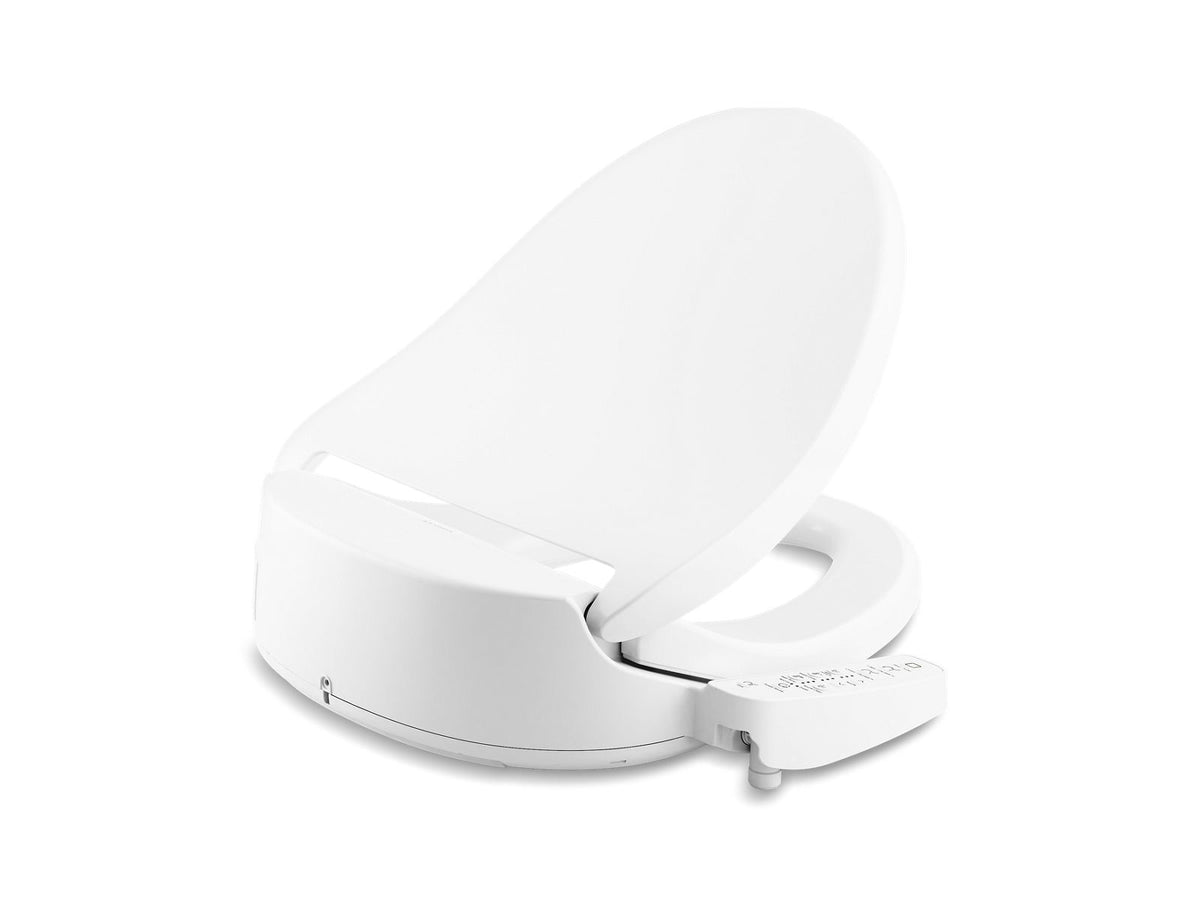 KOHLER K-32331-0 Purewash E580 Round-Front Bidet Toilet Seat - White