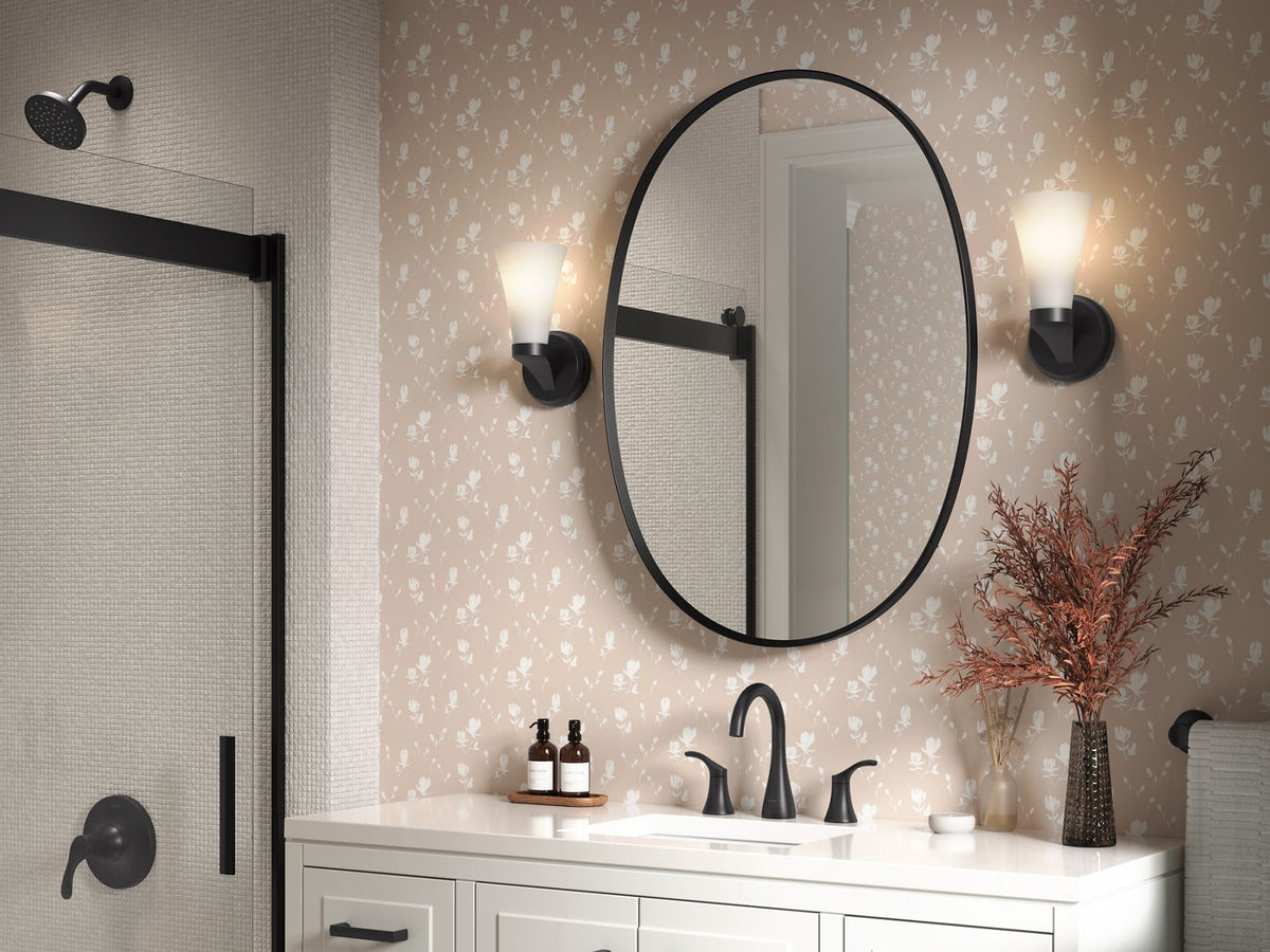 KOHLER K-26846-SC01-BLL Simplice One-Light Sconce - Matte Black