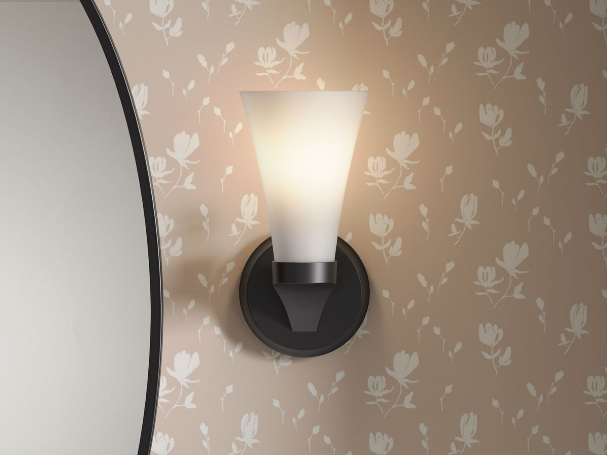 KOHLER K-26846-SC01-BLL Simplice One-Light Sconce - Matte Black