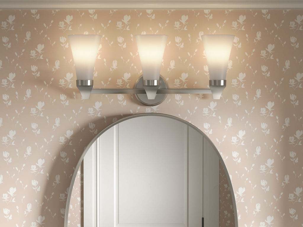KOHLER K-26848-SC03-2GL Simplice Three-Light Sconce - Brushed Moderne Brass