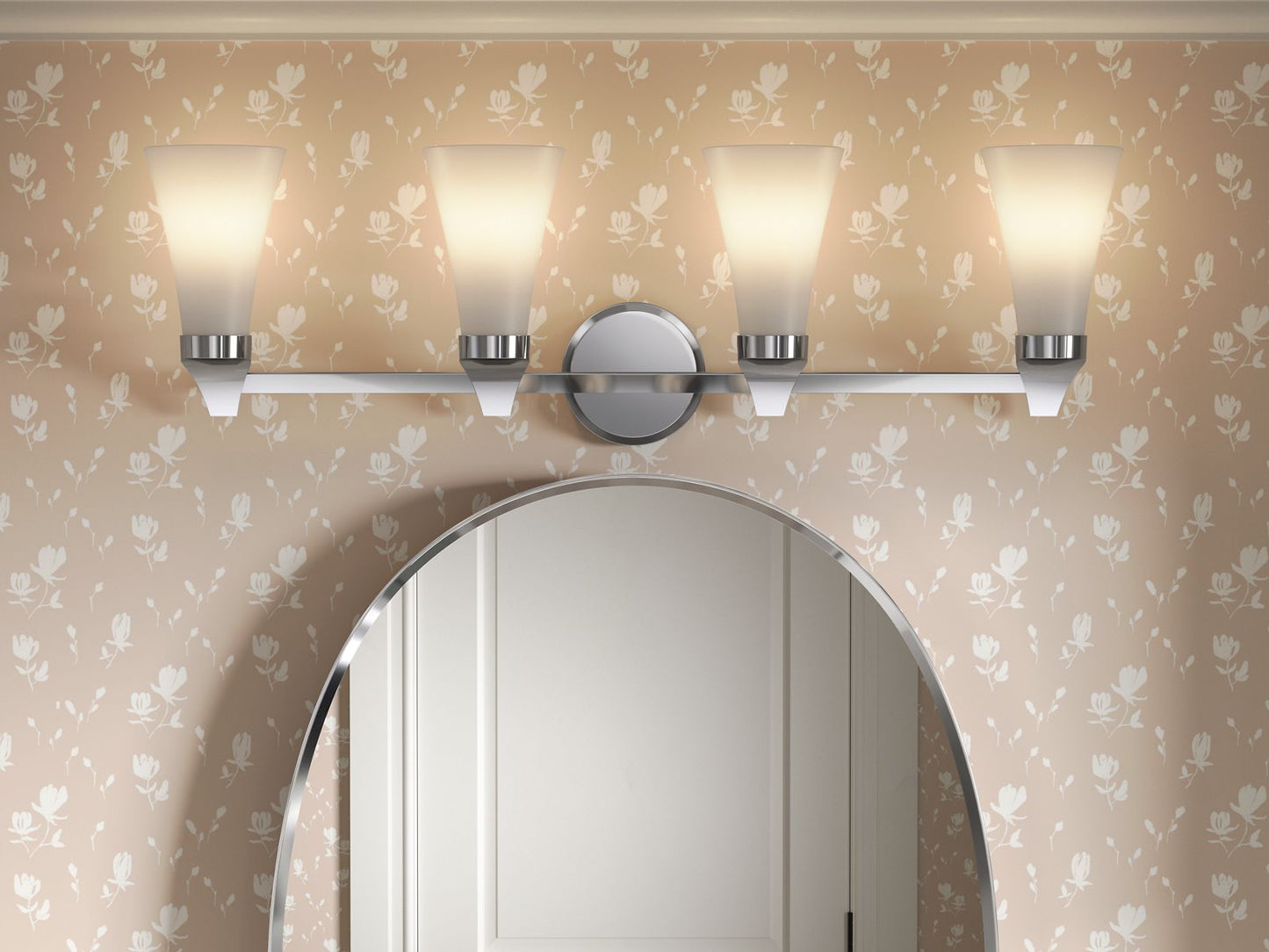 KOHLER K-26849-SC04-2GL Simplice Four-light sconce - Brushed Moderne Brass