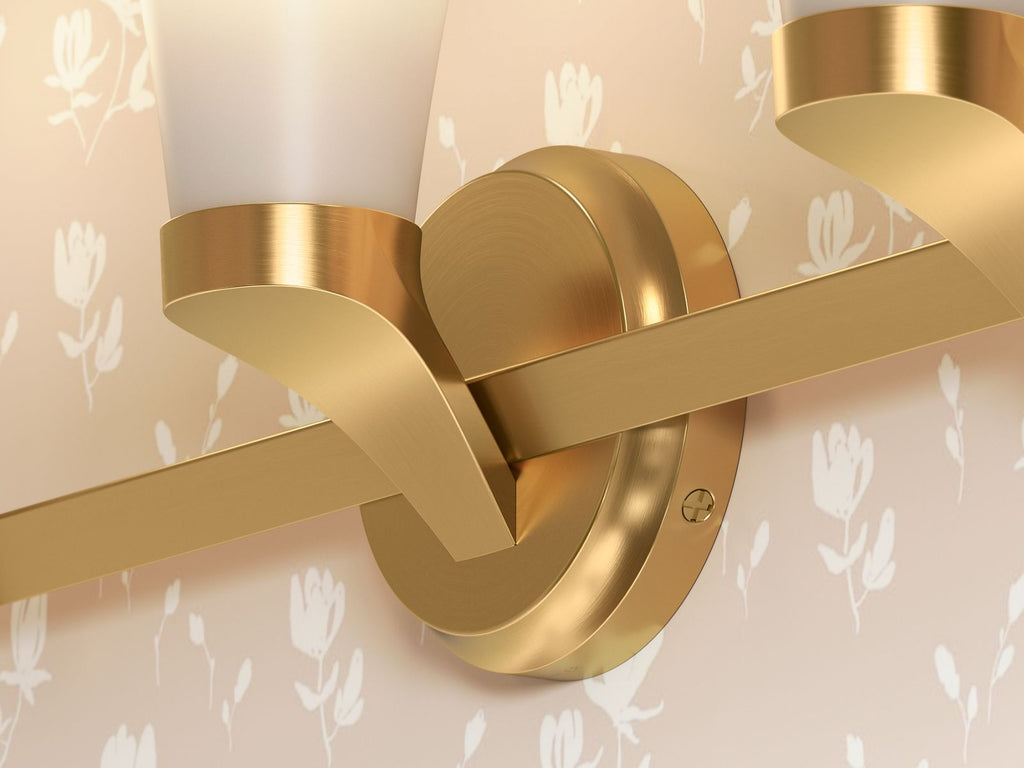 KOHLER K-26848-SC03-2GL Simplice Three-Light Sconce - Brushed Moderne Brass