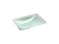 KOHLER K-28823-TG2 Yepsen 20" Rectangular Undermount Bathroom Sink, No Overflow - Translucent Dew