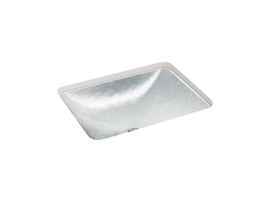 KOHLER K-28823-B11 Yepsen 20" Rectangular Undermount Bathroom Sink, No Overflow - Ice