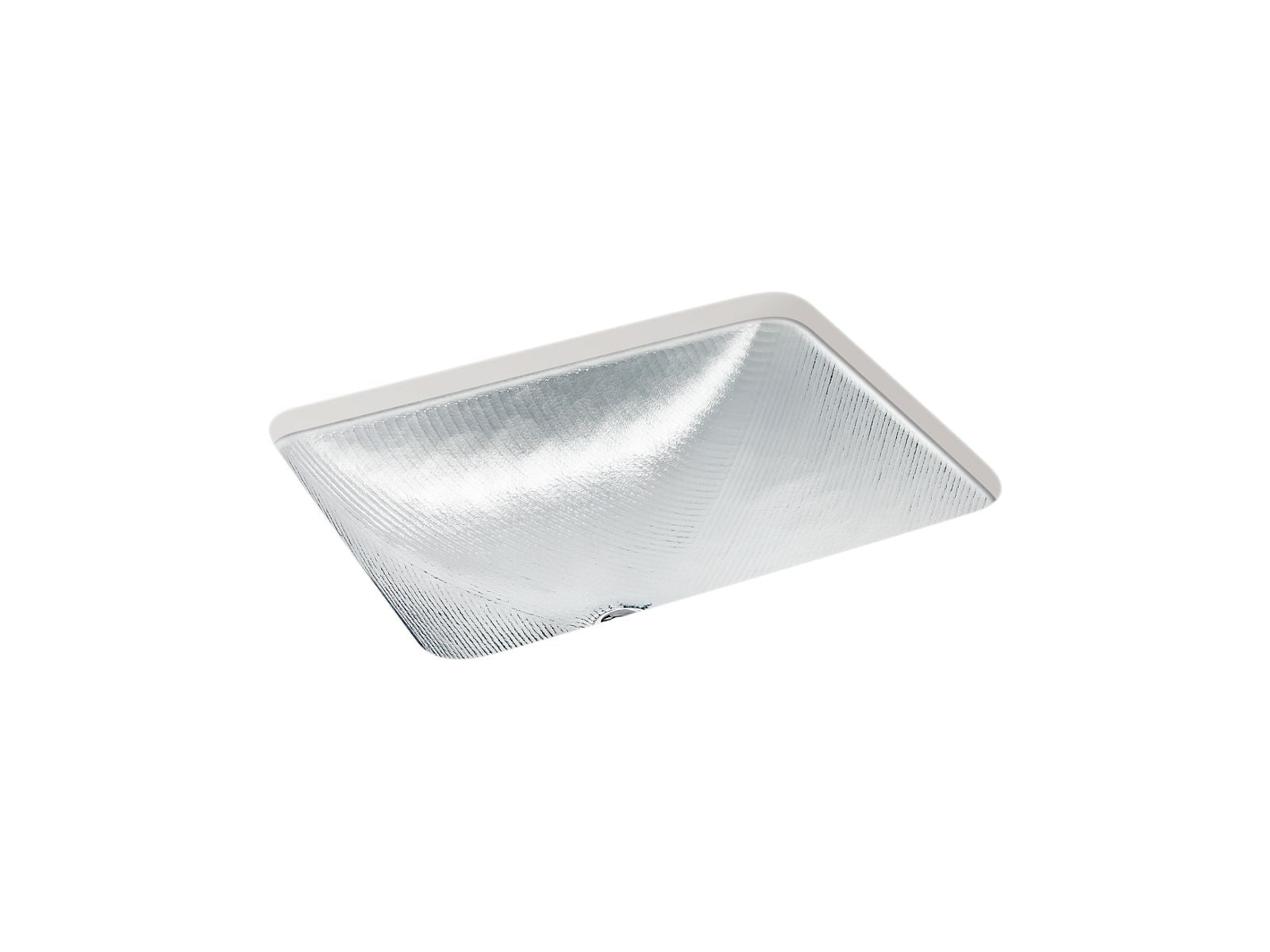 KOHLER K-28823-B11 Yepsen 20" rectangular undermount bathroom sink, no overflow - Ice
