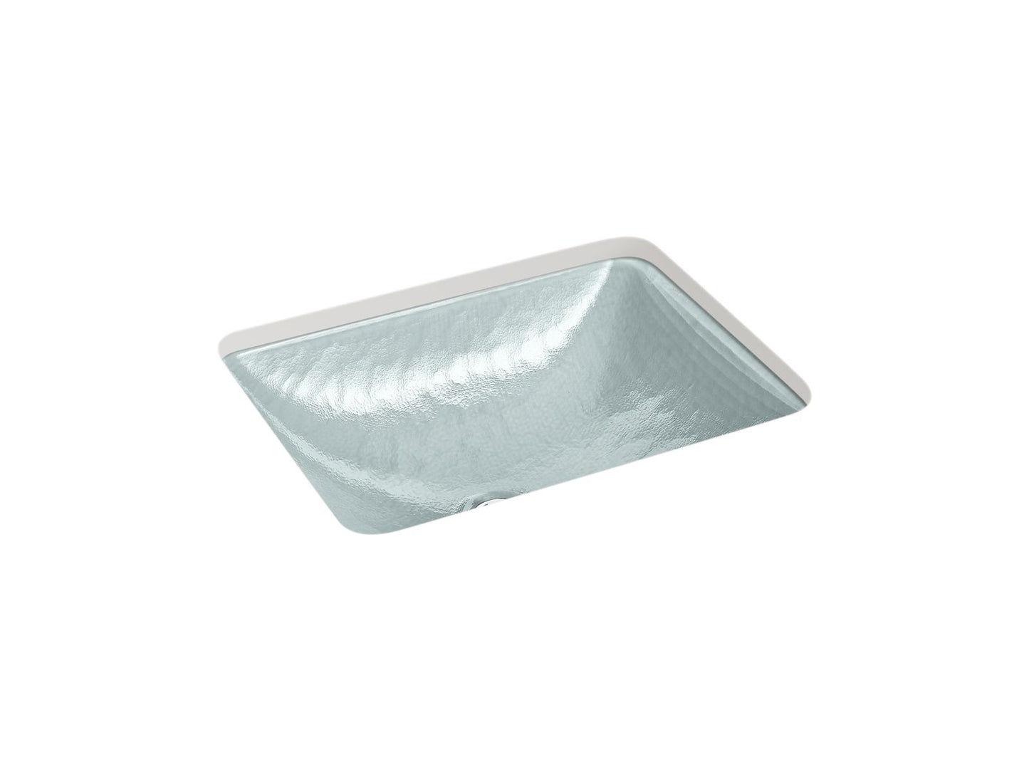 KOHLER K-28823-G2-B11 Yepsen 20" Rectangular Undermount Bathroom Sink, No Overflow In Opaque Dew