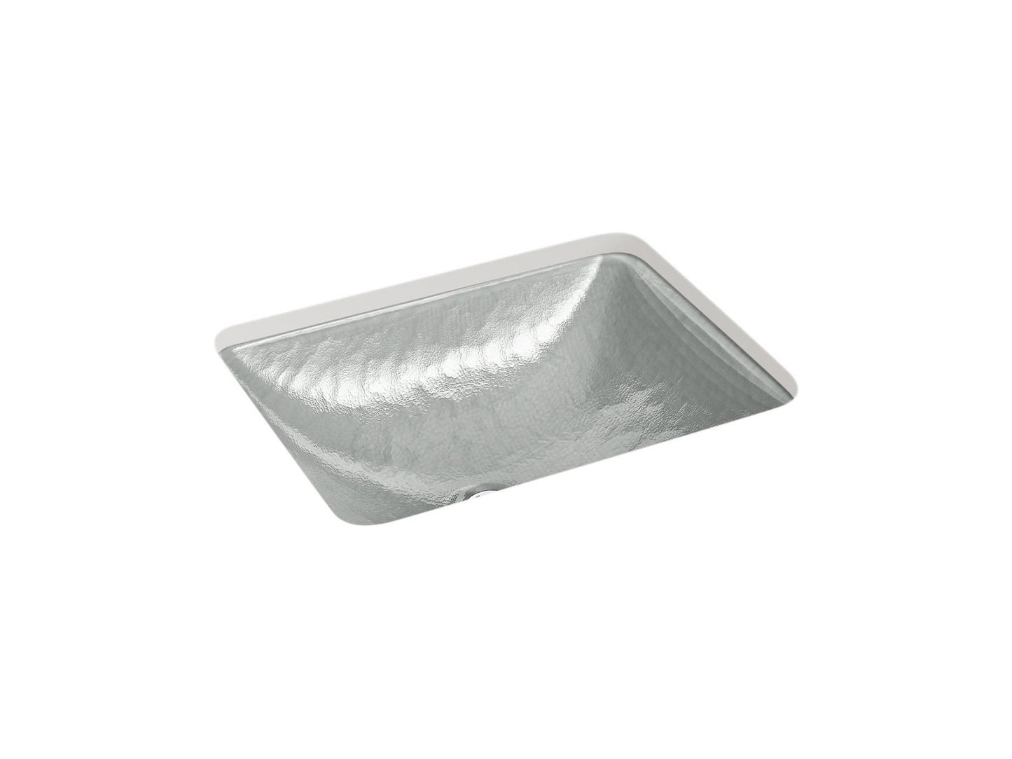 KOHLER K-28823-G8-B11 Yepsen 20" Rectangular Undermount Bathroom Sink, No Overflow In Opaque Stone