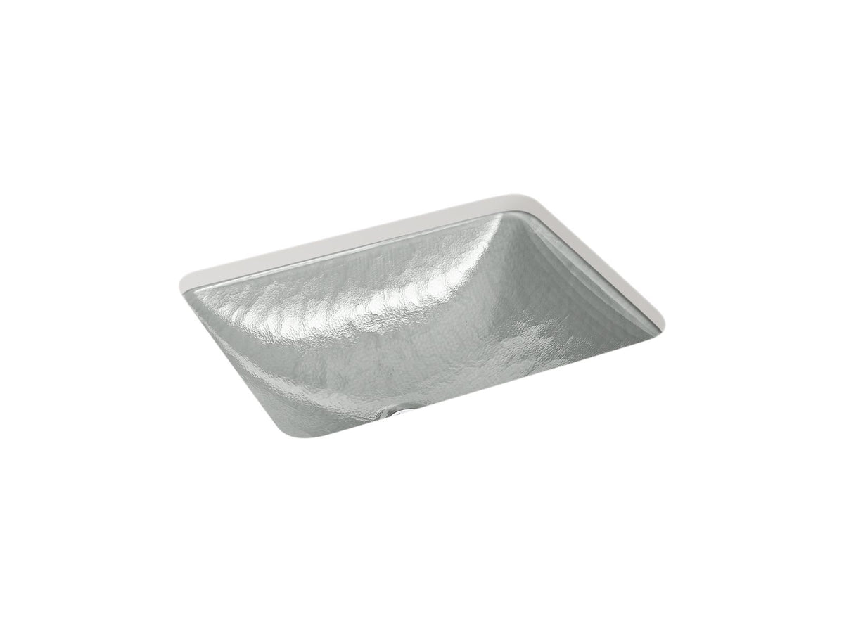 KOHLER K-28823-G8-B11 Yepsen 20" Rectangular Undermount Bathroom Sink, No Overflow - Opaque Stone