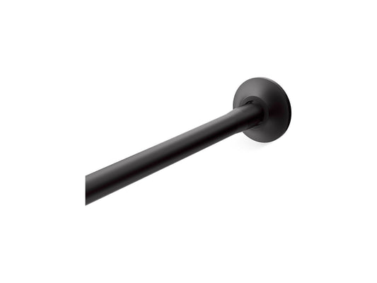 KOHLER K-9350-BL Expanse Curved Shower Rod - Transitional Design In Matte Black