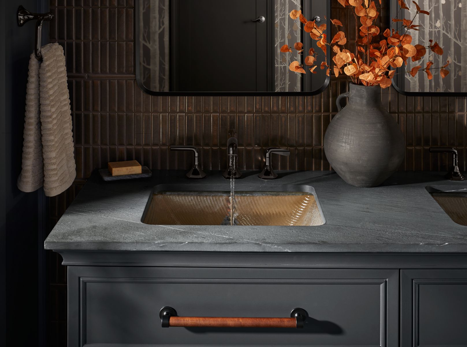 KOHLER K-28823-B11 Yepsen 20" Rectangular Undermount Bathroom Sink, No Overflow - Ice