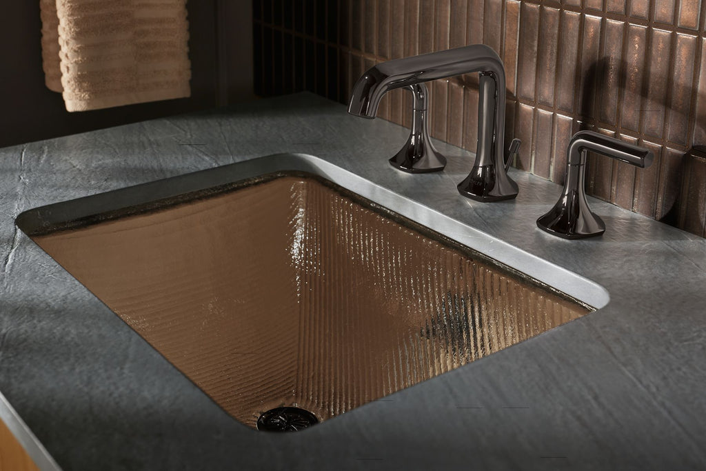 KOHLER K-28823-B11 Yepsen 20" Rectangular Undermount Bathroom Sink, No Overflow - Ice