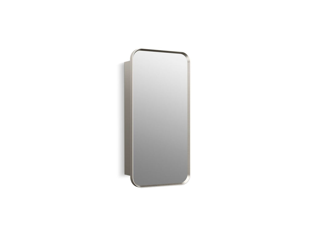 KOHLER K-35569-BNL Verdera 15" X 30" Rectangular Framed Medicine Cabinet - Brushed Nickel