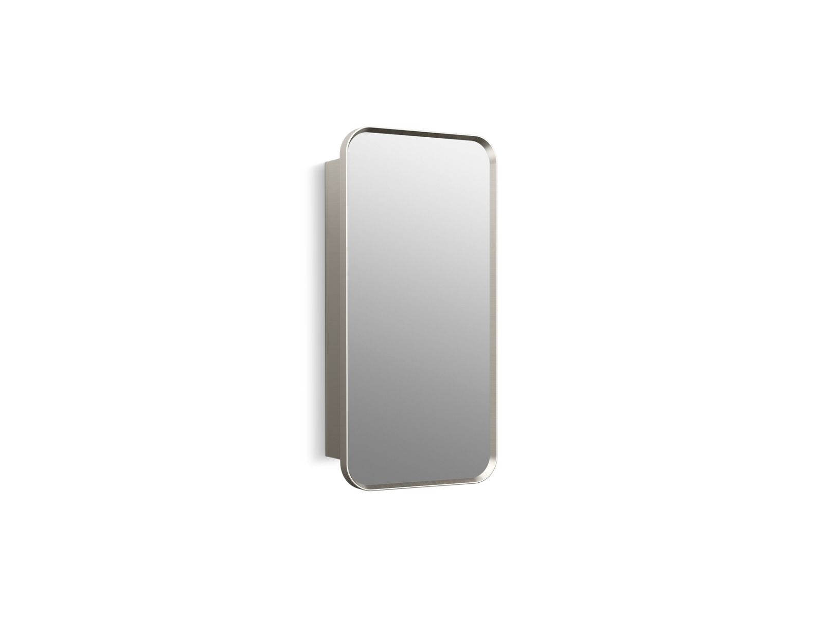 KOHLER K-35569-BNL Verdera 15" X 30" Rectangular Framed Medicine Cabinet - Brushed Nickel