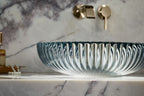 KOHLER K-28824-B11 Salute 15" Round Vessel Bathroom Sink, No Overflow - Ice