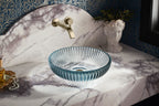 KOHLER K-28824-B11 Salute 15" Round Vessel Bathroom Sink, No Overflow - Ice