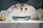 KOHLER K-28824-B11 Salute 15" Round Vessel Bathroom Sink, No Overflow - Ice