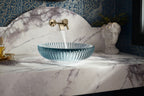 KOHLER K-28824-B11 Salute 15" Round Vessel Bathroom Sink, No Overflow - Ice