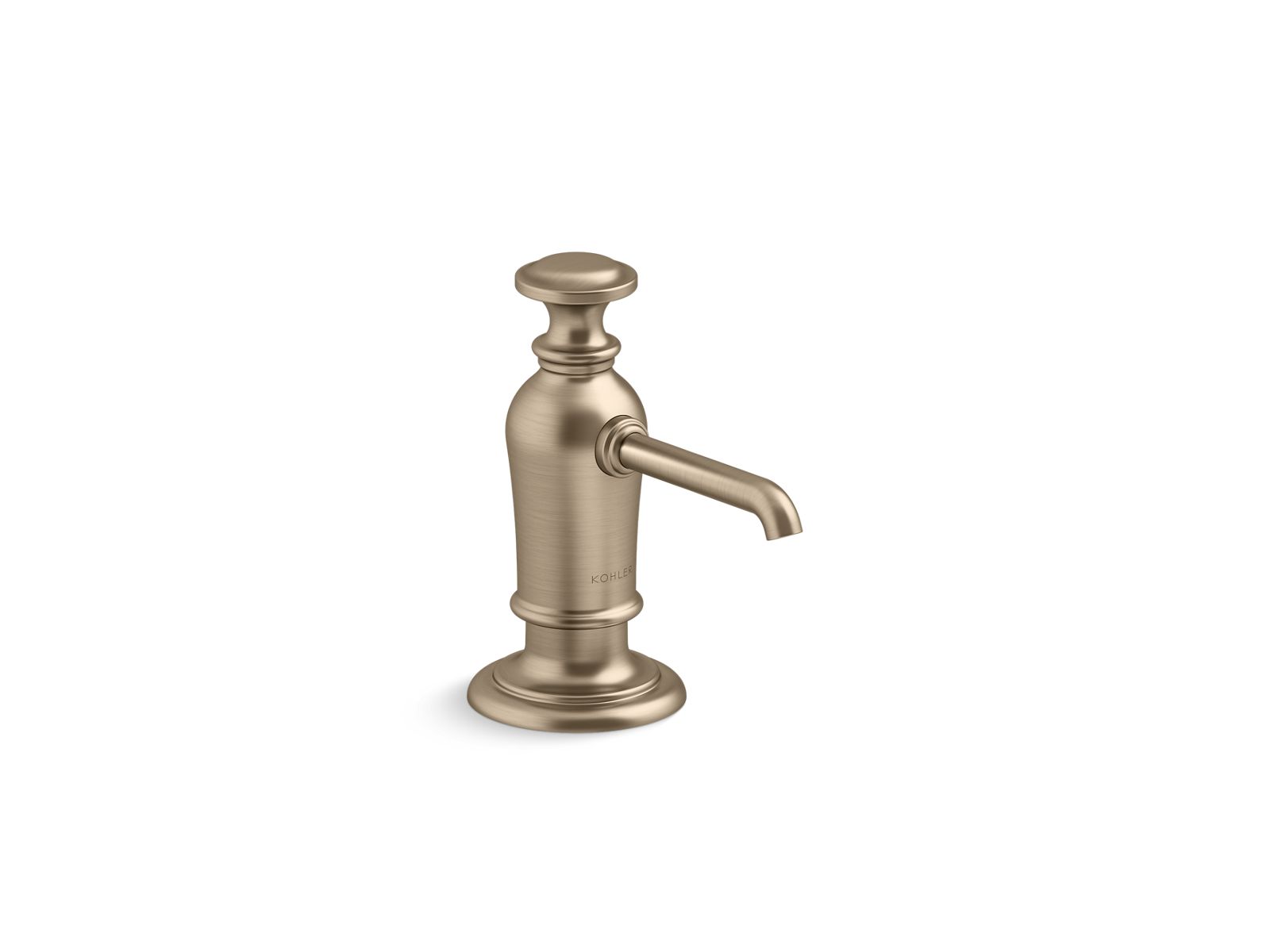 KOHLER K-35759-BV Artifacts Soap/Lotion Dispenser - Vibrant Brushed Bronze