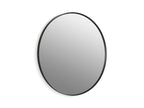 KOHLER K-31369-BLL Essential 36" Round Framed Mirror - Matte Black