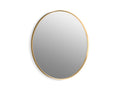 KOHLER K-31369-BGL Essential 36" Round Framed Mirror - Moderne Brushed Gold